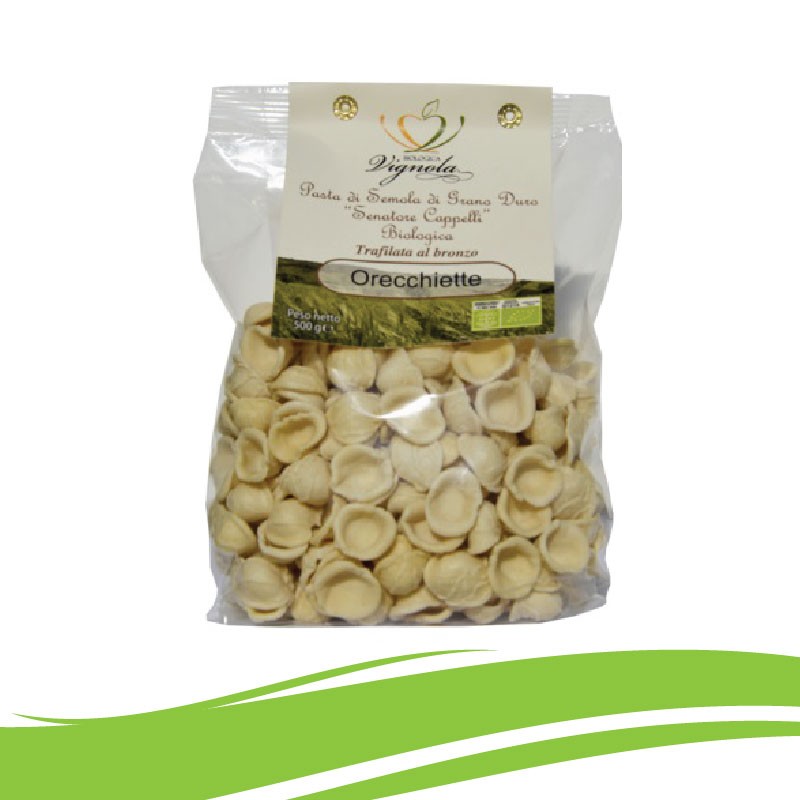 Orecchiette di Semola Grano Duro Senatore Cappelli Biologiche