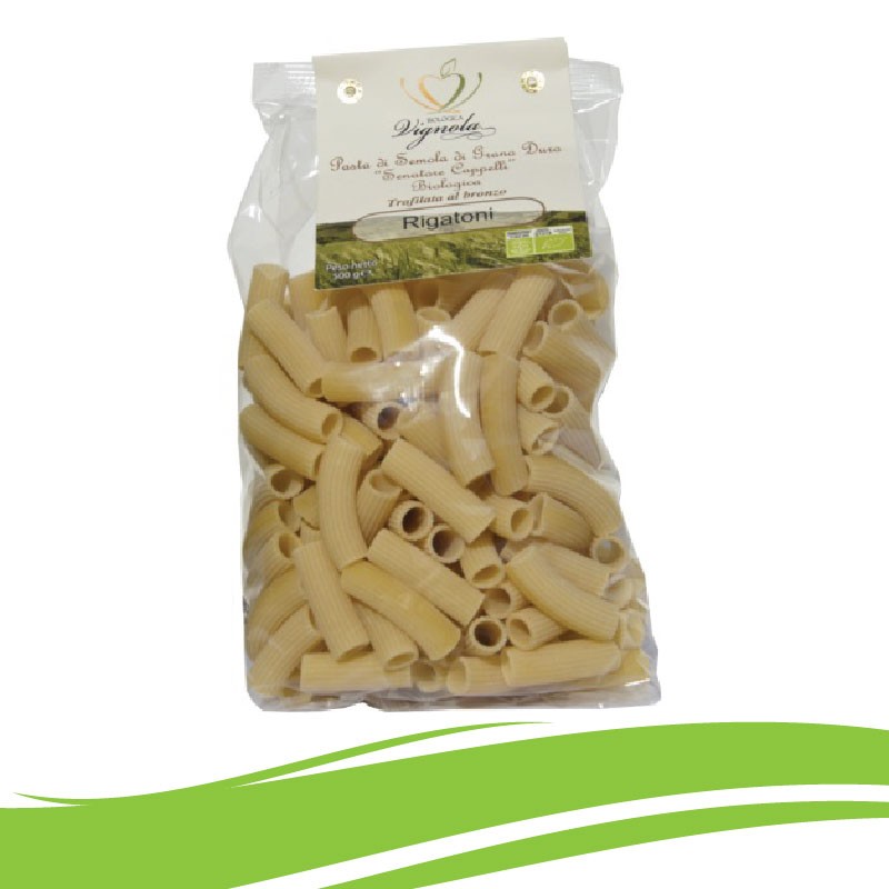 Rigatoni di Semola Grano Duro Senatore Cappelli Biologici